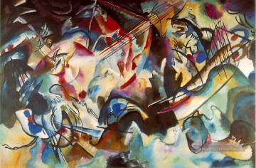 abstraite Tableau Peinture - Composition VI Wassily Kandinsky Abstraite